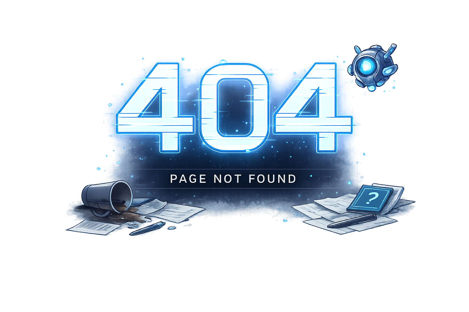 Page not found illustration